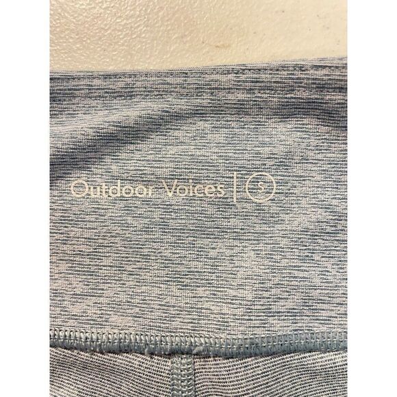 Outdoor Voices Light Blue Stretch Leggings Pants Small - Picture 4 of 6